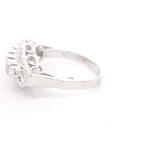 Anillo Oro 18K Rombo con Diamantes