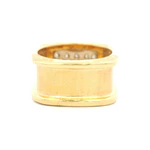 Anillo Oro 18K Sello con Diamantes