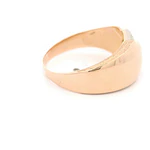 Anillo Oro 18K Circular con Diamante
