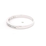 Anillo Oro 18K Cintillo con Diamantes