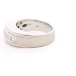Anillo Oro 18K Bombe con Diamantes