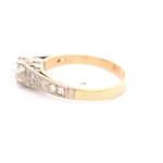 Anillo Oro 18K Solitario con Diamante
