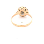 Anillo Oro 18K Flor con Diamantes