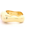 Anillo Oro 18K Bombe con Zafiro