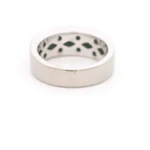 Anillo Oro 18K Bombe con Diamantes