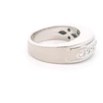 Anillo Oro 18K Bombe con Diamantes