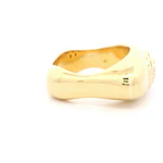 Anillo Oro 18K Bombe con Zafiro