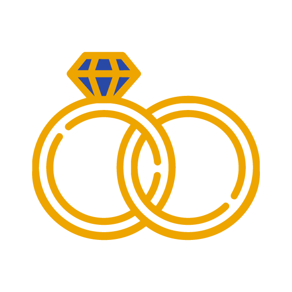 Ícono de anillo de oro