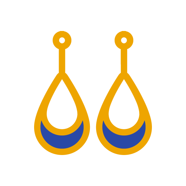 Ícono de aros de oro