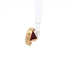 Colgante de Oro Amarillo 18K Punto de Luz con 1P Fucsia