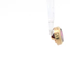 Colgante de Oro Amarillo 18K Punto de Luz con 1P Fucsia