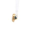 Colgante de Oro Amarillo 18K Punto de Luz con 1P Celeste