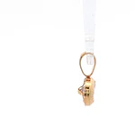 Colgante de Oro Amarillo 18K Punto de Luz con 1P Incolora