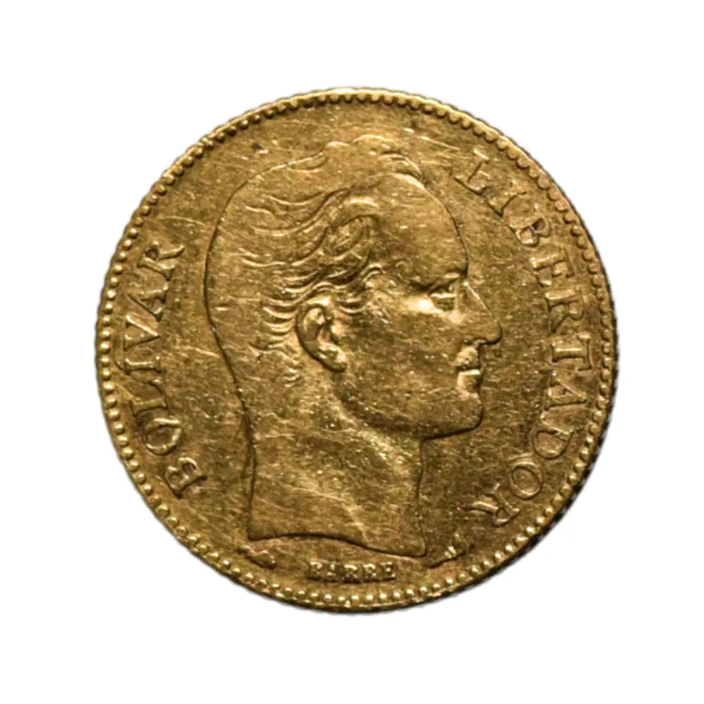 Moneda de Oro 20 Bolívares Venezuela Año 1911