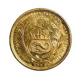Moneda de Oro 50 Soles Perú Año 1959 – Ley 900