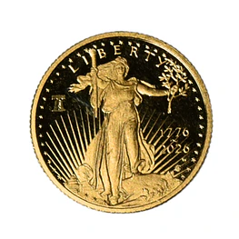 Moneda de Oro 10 Dólares Estados Unidos 1776–2026