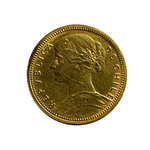 Moneda de Oro 10 Pesos Chile Año 1901 – Oro 21,6 K Ley 900