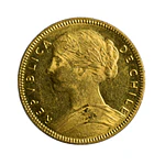 Moneda de Oro 20 Pesos Chile Año 1896
