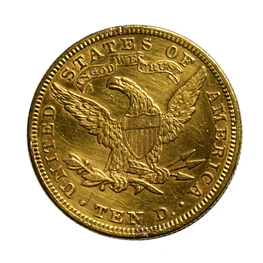 Moneda de Oro 5 Dollars Estados Unidos Año 1881 – Liberty Head Ley 900