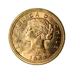 Moneda de Oro 21K 100 Pesos Chile Año 1969 – 10 Cóndores