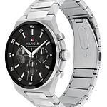 Reloj Tommy Hilfiger Dexter Código 1792087 para Hombre – Acero Inoxidable Plateado con Esfera Negra