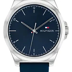Reloj Tommy Hilfiger Norris Código 1710616 para Hombre – Silicona Azul y Caja de Acero Inoxidable