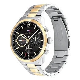 Reloj Tommy Hilfiger Matthew Código 1791944 para Hombre – Acero Inoxidable Bicolor con Esfera Negra