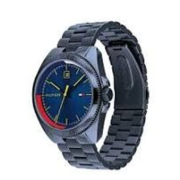 Reloj Tommy Hilfiger Riley Código 1791689 para Hombre – Acero Inoxidable Azul con Esfera Azul