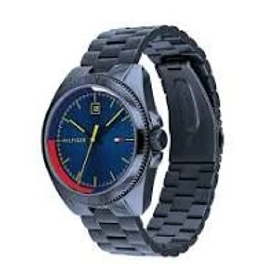 Reloj Tommy Hilfiger Riley Código 1791689 para Hombre – Acero Inoxidable Azul con Esfera Azul