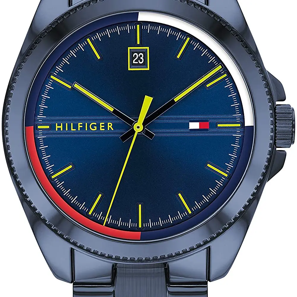 Reloj Tommy Hilfiger Riley Código 1791689 para Hombre – Acero Inoxidable Azul con Esfera Azul