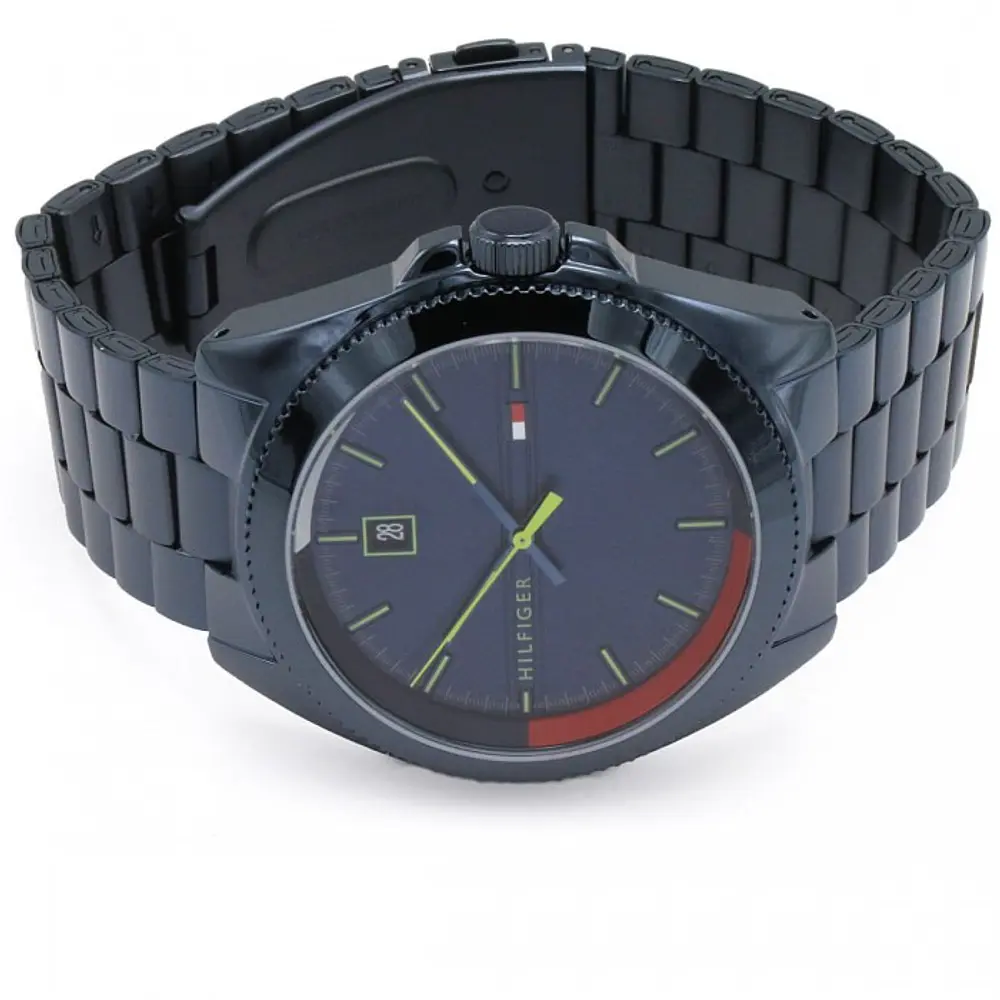 Reloj Tommy Hilfiger Riley Código 1791689 para Hombre – Acero Inoxidable Azul con Esfera Azul