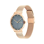 Reloj Tommy Hilfiger Pippa Código 1782669 para Mujer – Acero Inoxidable Oro Rosa con Esfera Azul