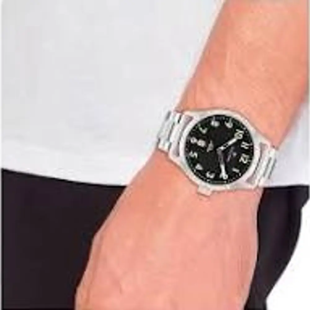Reloj Tommy Hilfiger Forrest Código 1710594 para Hombre – Acero Inoxidable Plateado con Esfera Negra