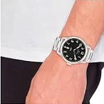Reloj Tommy Hilfiger Forrest Código 1710594 para Hombre – Acero Inoxidable Plateado con Esfera Negra