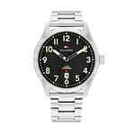 Reloj Tommy Hilfiger Forrest Código 1710594 para Hombre – Acero Inoxidable Plateado con Esfera Negra