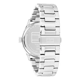 Reloj Tommy Hilfiger Forrest Código 1710594 para Hombre – Acero Inoxidable Plateado con Esfera Negra