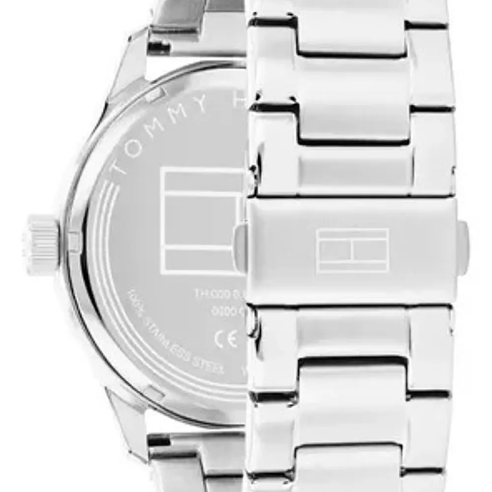 Reloj Tommy Hilfiger Forrest Código 1710594 para Hombre – Acero Inoxidable Plateado con Esfera Negra