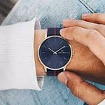 Reloj Tommy Hilfiger Hendrix Código 1791844 para Hombre – Correa de Nylon Azul y Caja de Acero