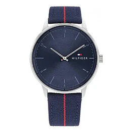 Reloj Tommy Hilfiger Hendrix Código 1791844 para Hombre – Correa de Nylon Azul y Caja de Acero