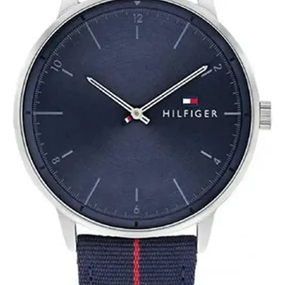 Reloj Tommy Hilfiger Hendrix Código 1791844 para Hombre – Correa de Nylon Azul y Caja de Acero