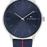 Reloj Tommy Hilfiger Hendrix Código 1791844 para Hombre – Correa de Nylon Azul y Caja de Acero