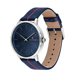 Reloj Tommy Hilfiger Hendrix Código 1791844 para Hombre – Correa de Nylon Azul y Caja de Acero