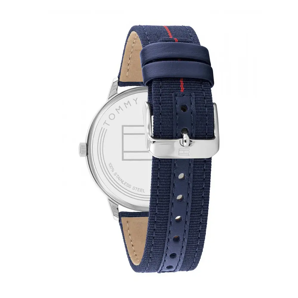 Reloj Tommy Hilfiger Hendrix Código 1791844 para Hombre – Correa de Nylon Azul y Caja de Acero