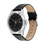 Reloj Tommy Hilfiger Norris Código 1710550 para Hombre – Correa de Cuero Negro y Esfera Negra