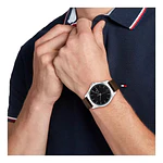 Reloj Tommy Hilfiger Norris Código 1710601 para Hombre – Correa de Cuero Marrón y Esfera Negra