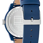Reloj Tommy Hilfiger Troy Código 1710543 para Hombre – Correa de Cuero Azul y Esfera Azul