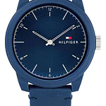 Reloj Tommy Hilfiger Troy Código 1710543 para Hombre – Correa de Cuero Azul y Esfera Azul