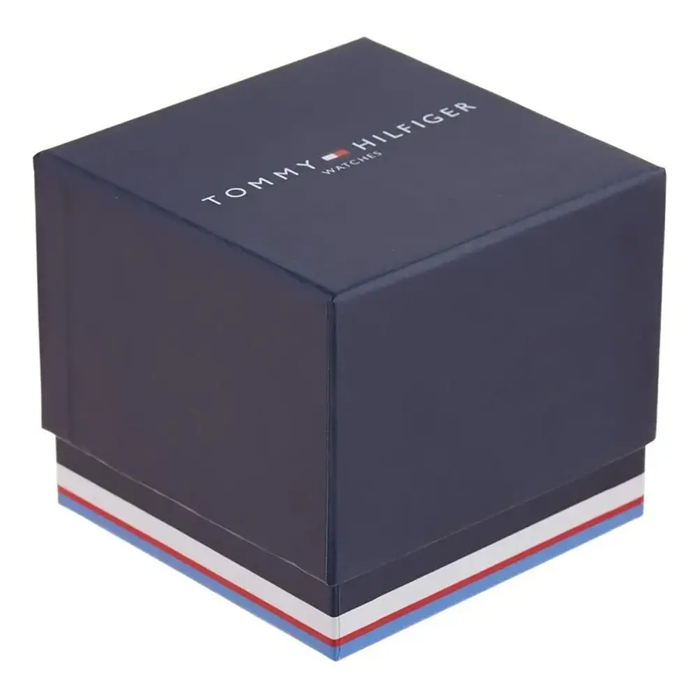 Reloj Tommy Hilfiger Norris Código 1710617 para Hombre – Correa de Silicona Negra y Caja de Acero Inoxidable