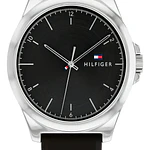 Reloj Tommy Hilfiger Norris Código 1710617 para Hombre – Correa de Silicona Negra y Caja de Acero Inoxidable