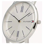 Reloj Tommy Hilfiger Cooper Código 1791511 para Hombre – Acero Plateado con Esfera Blanca